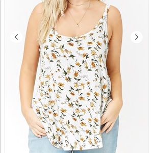 FOREVER 21+ Floral Tank Top